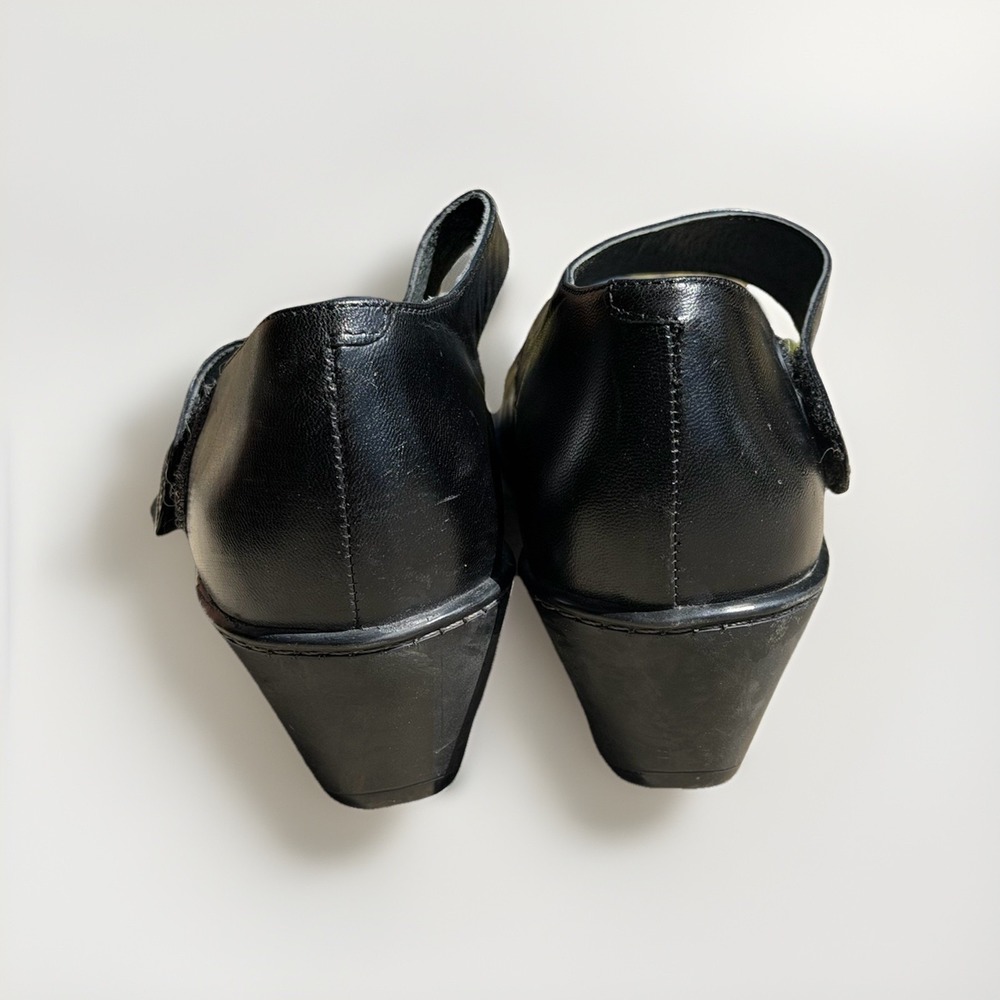 Dansko Bess Mary Jane Black Leather Comfort Shoes Womens 37 - Picture 4 of 7